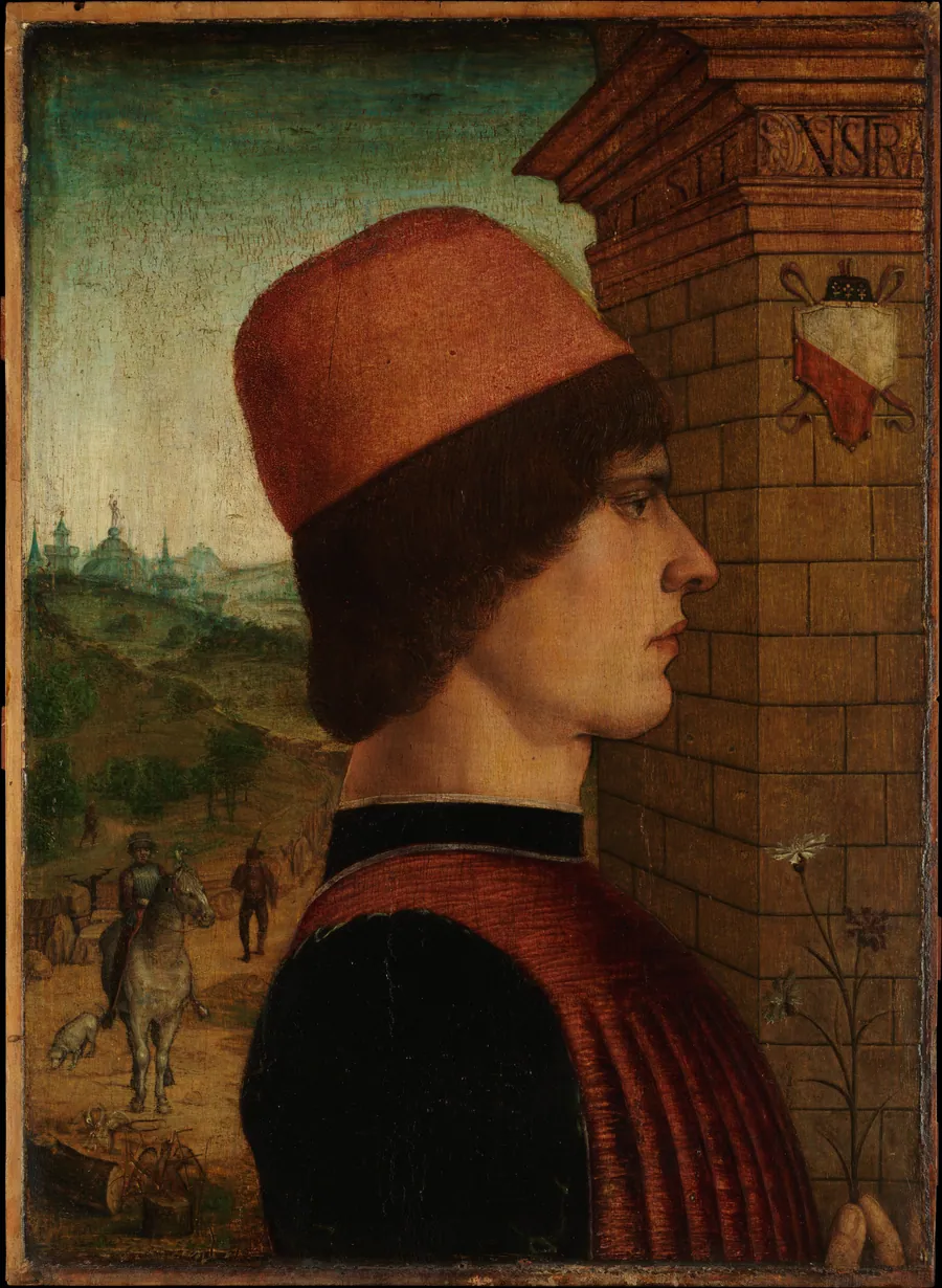 Portrait of a Man, possibly Matteo di Sebastiano di Bernardino Gozzadini by Maestro delle Storie del Pane