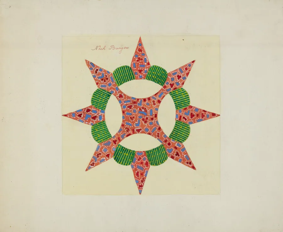 Pieced Autograph Quilt (1 Piece) by Cornelius Christoffels