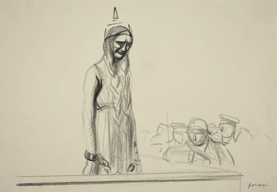 Germania before the Judges by Jean-Louis Forain