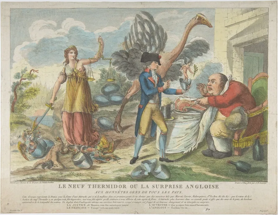 The Ninth of Thermidor, or the English Surprise, to Honest People of All Countries (Le Neuf Thermidor ou la surprise angloise, aux honnêtes gens to tous le pays) by Jean-Baptiste Louvion