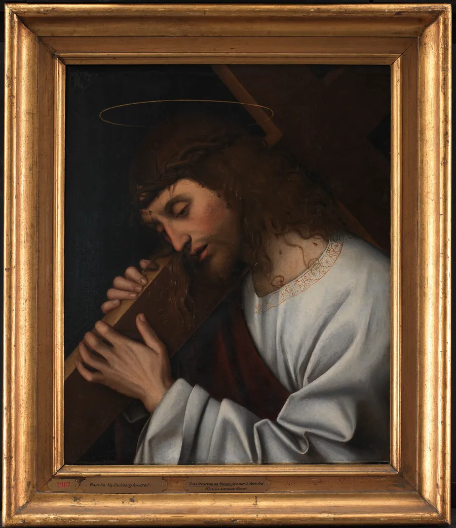 Kristus bærende korset by Gian Francesco de Maineri