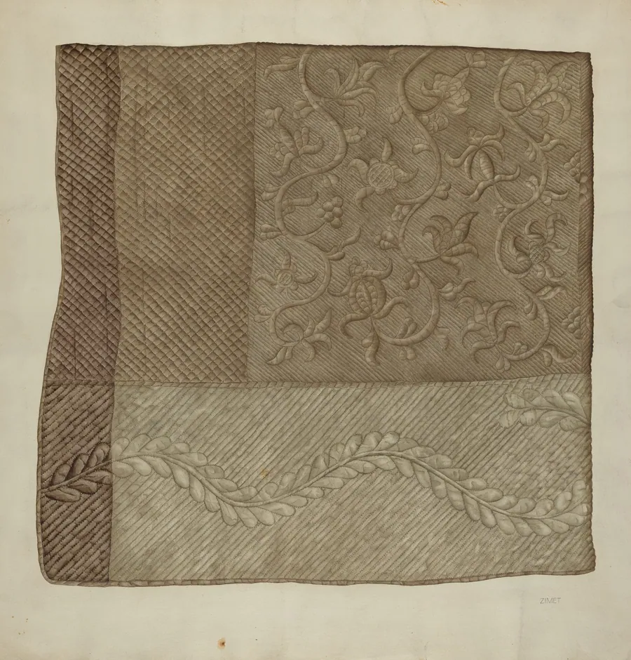 Bedspread by A. Zimet