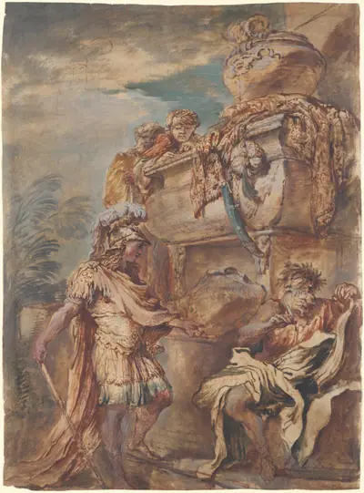 Alexander at the Tomb of Cyrus
