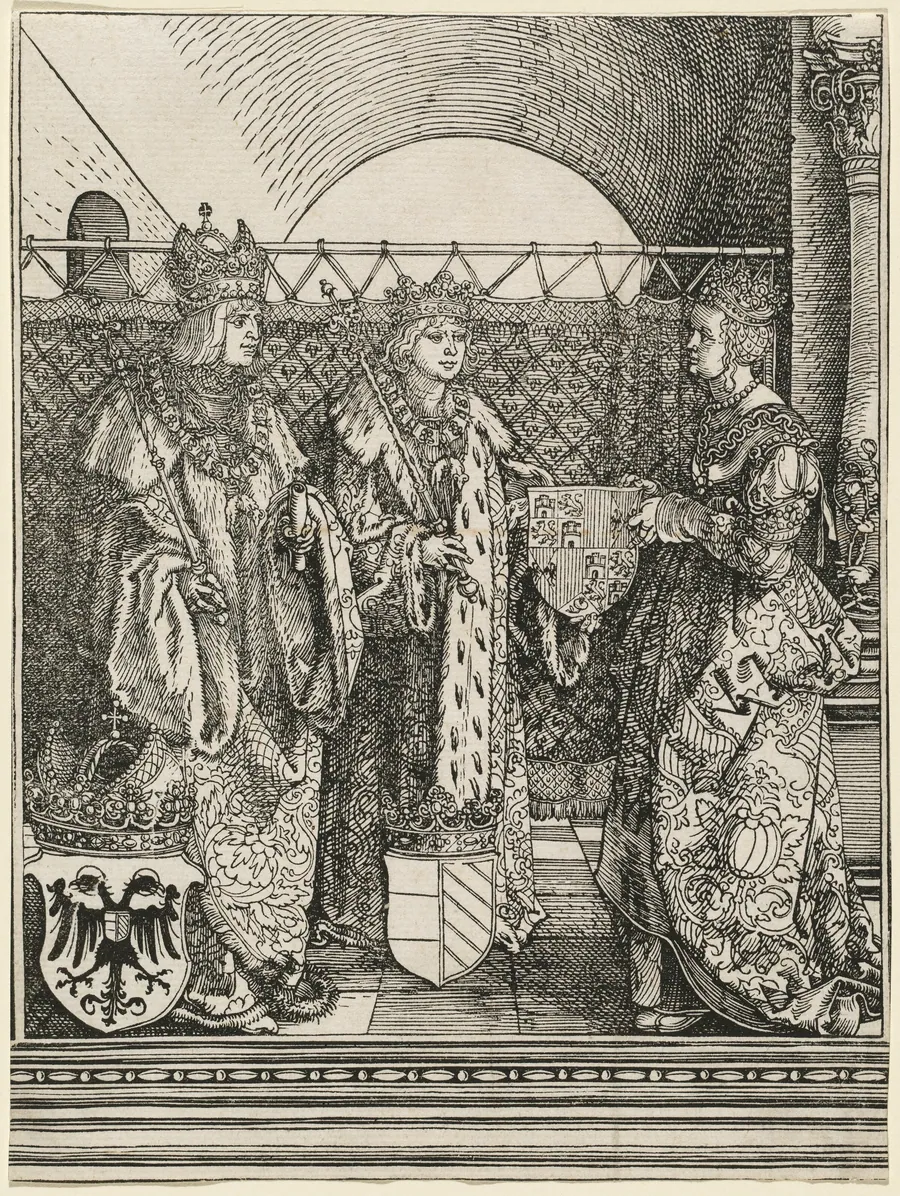 The Betrothal of Philip the Fair with Joan of Castile by Albrecht Dürer