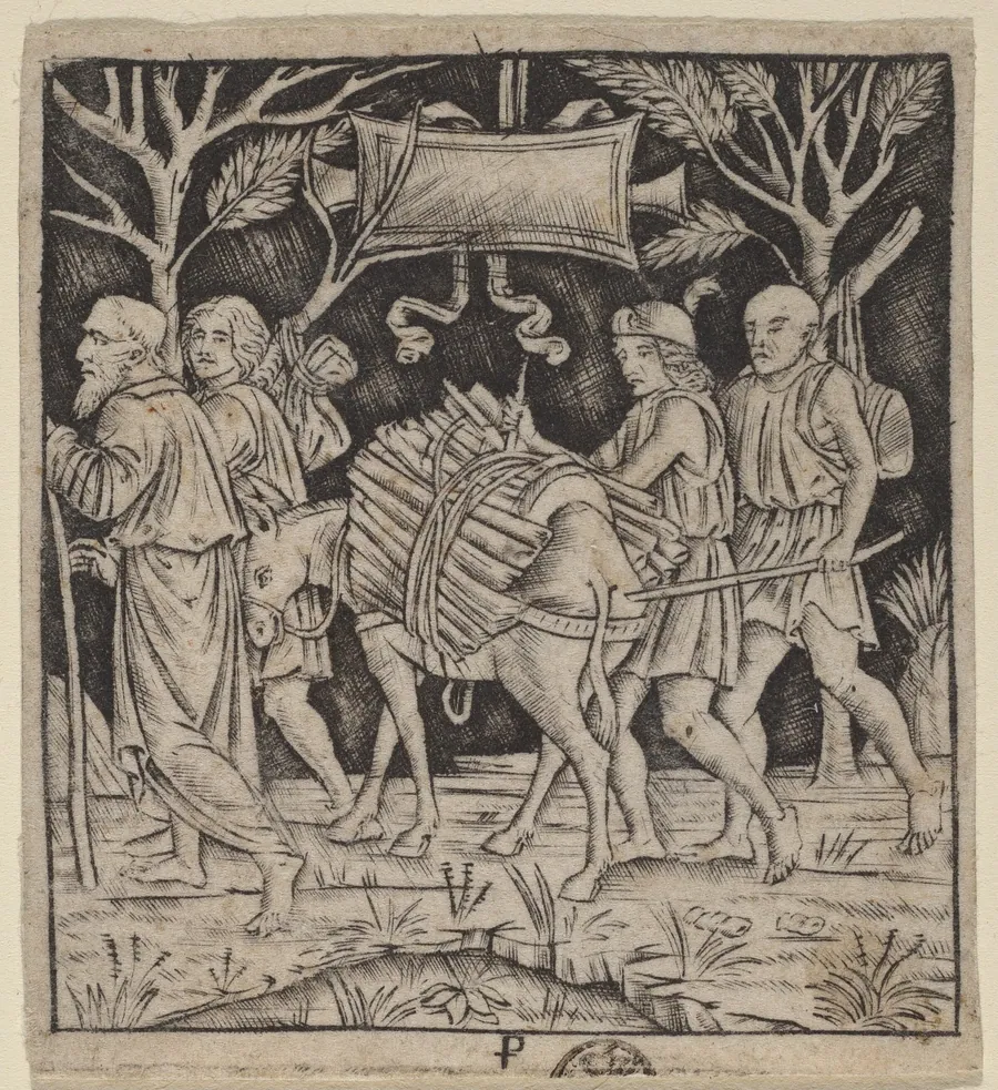 Abraham and Isaac on Their Way to Mount Moriah by Peregrino da Cesena