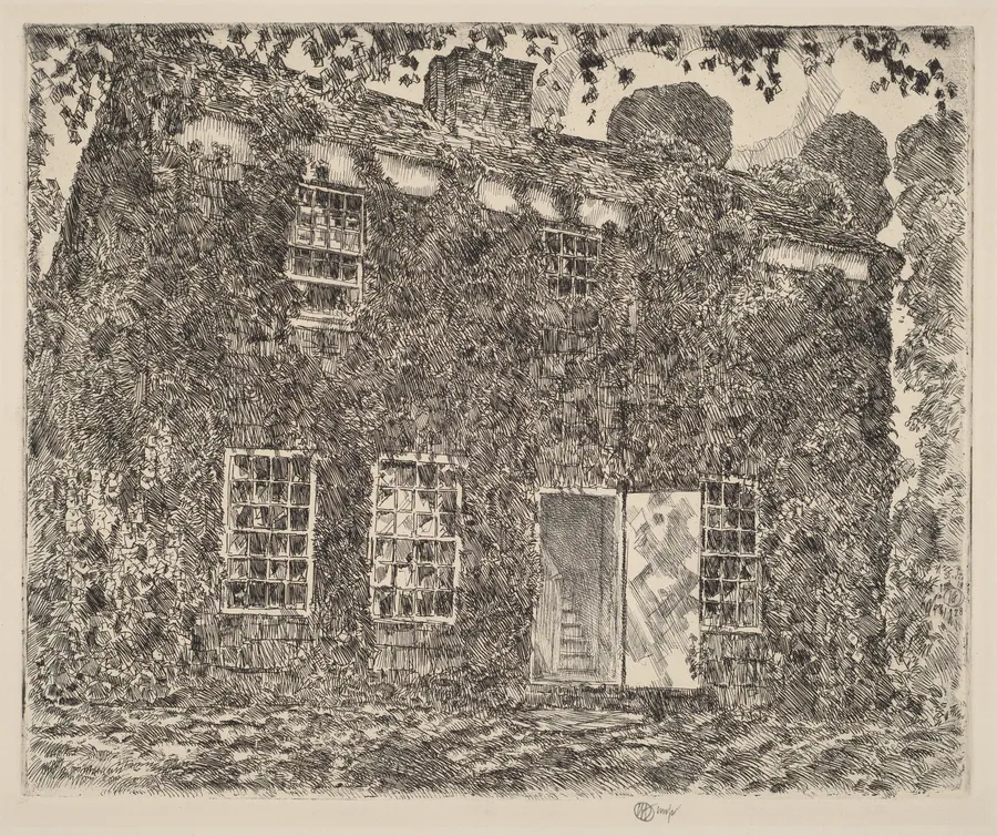 Home Sweet Home Cottage, No. 3, Easthampton by Childe Hassam