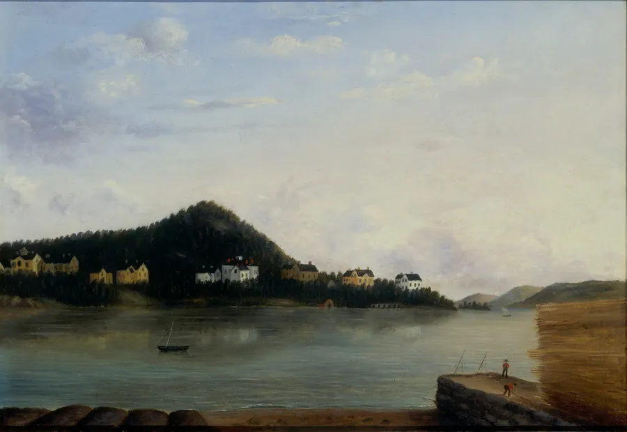 Dorchester 1856 by Edward Mitchell Bannister, born St. Andrews, New Brunswick, Canada 1828-died Providence, RI 1901