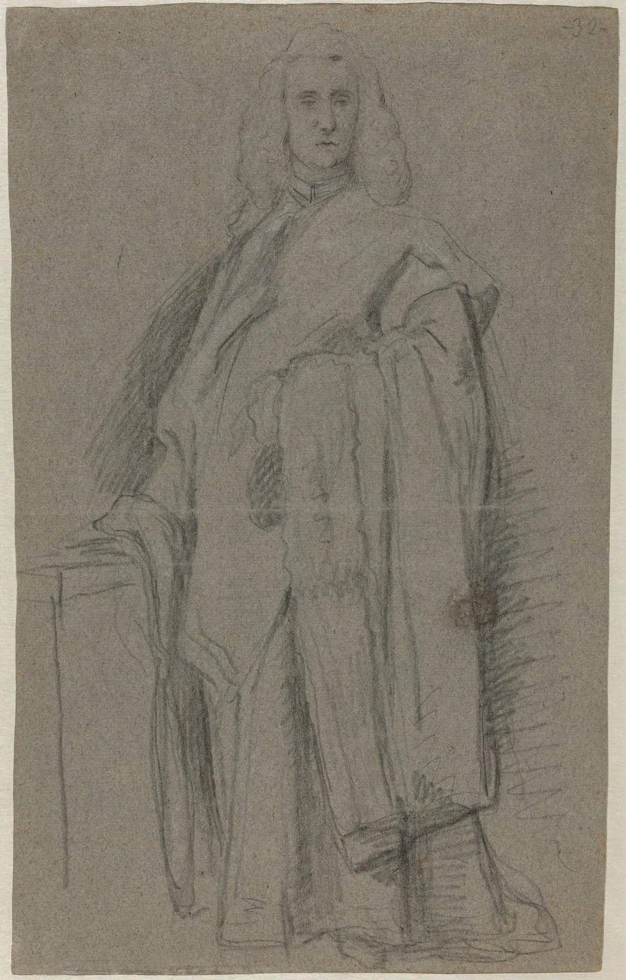 A Venetian Procurator of San Marco [recto] by Pietro Longhi