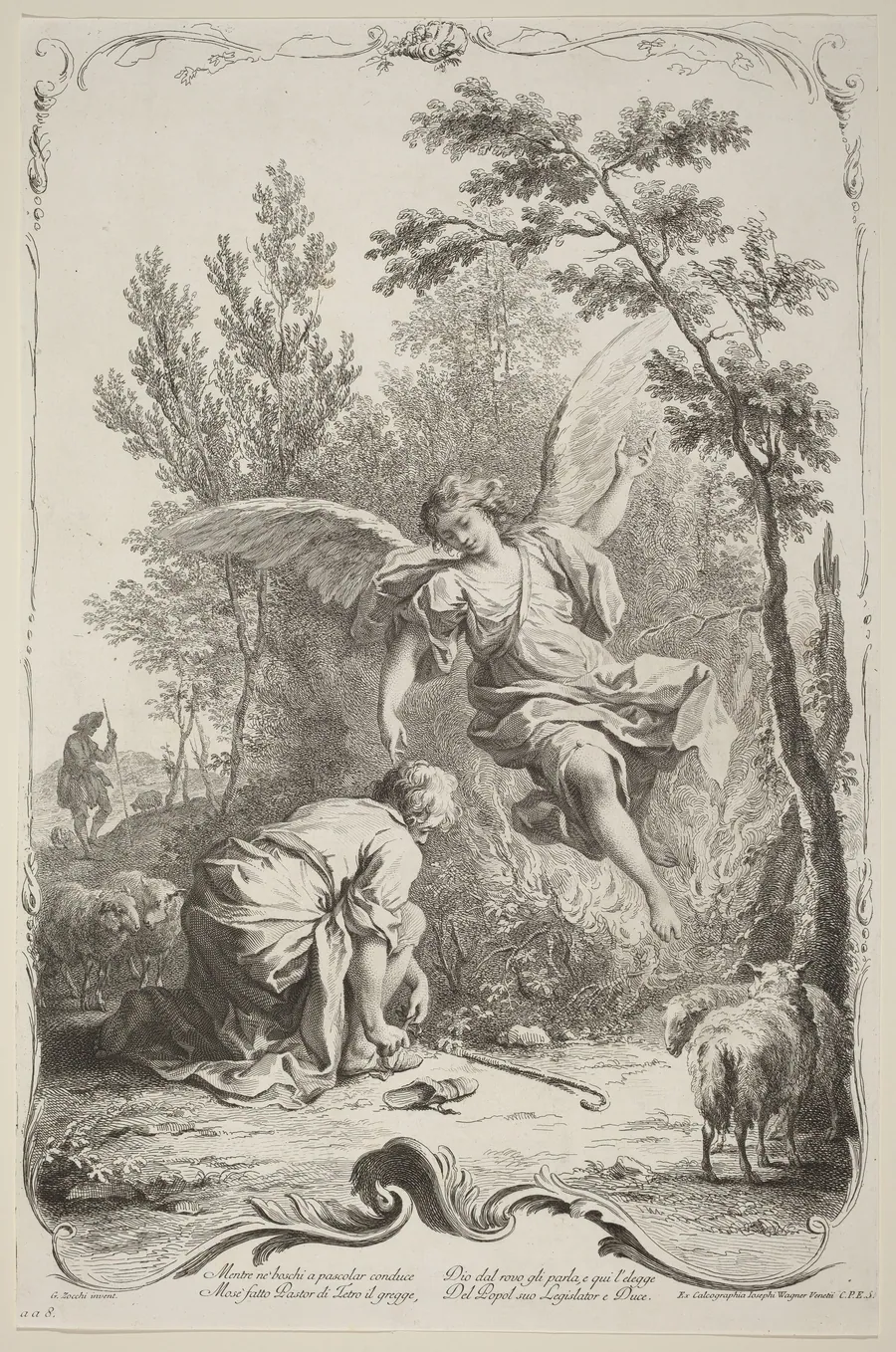 Moses and the Burning Bush by Joseph Wagner