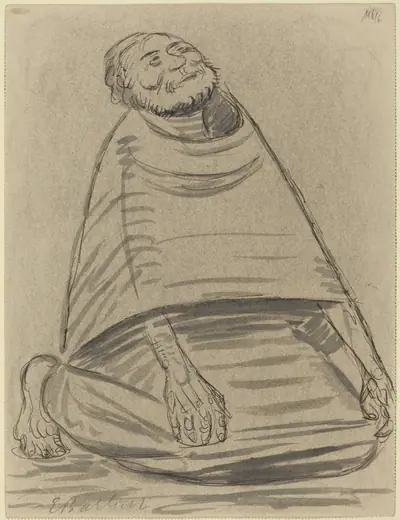 Man Kneeling