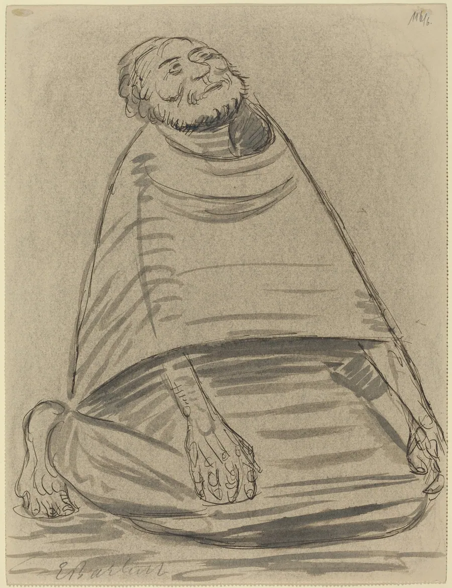 Man Kneeling by Ernst Barlach