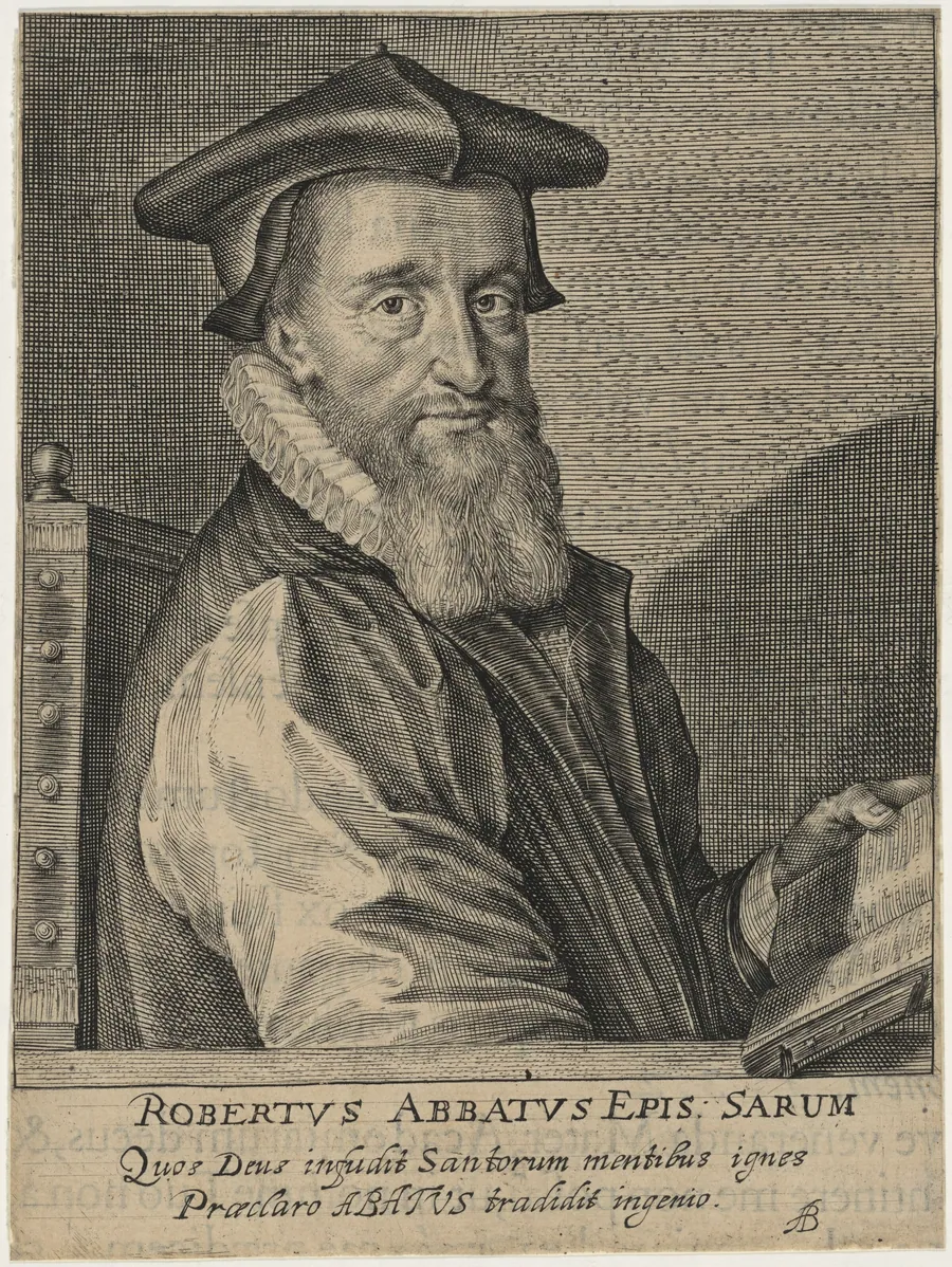 Robert Abbot, Bishop of Salisbury by Magdalena van de Passe