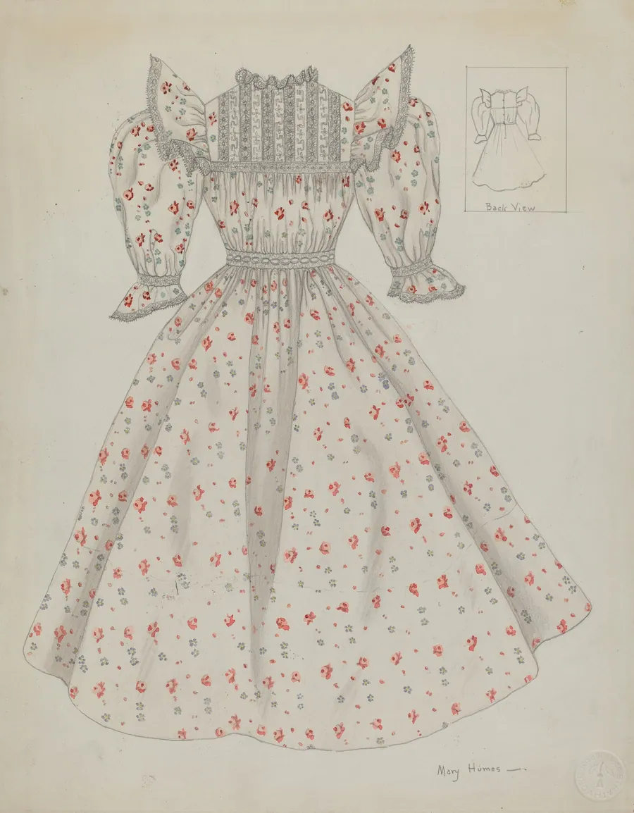Doll Dress by Mary E. Humes