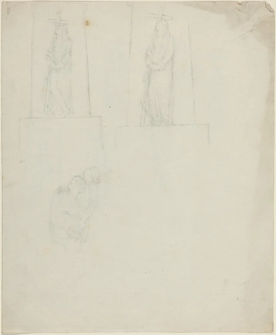Designs for a Monument [recto and verso] by John Flaxman