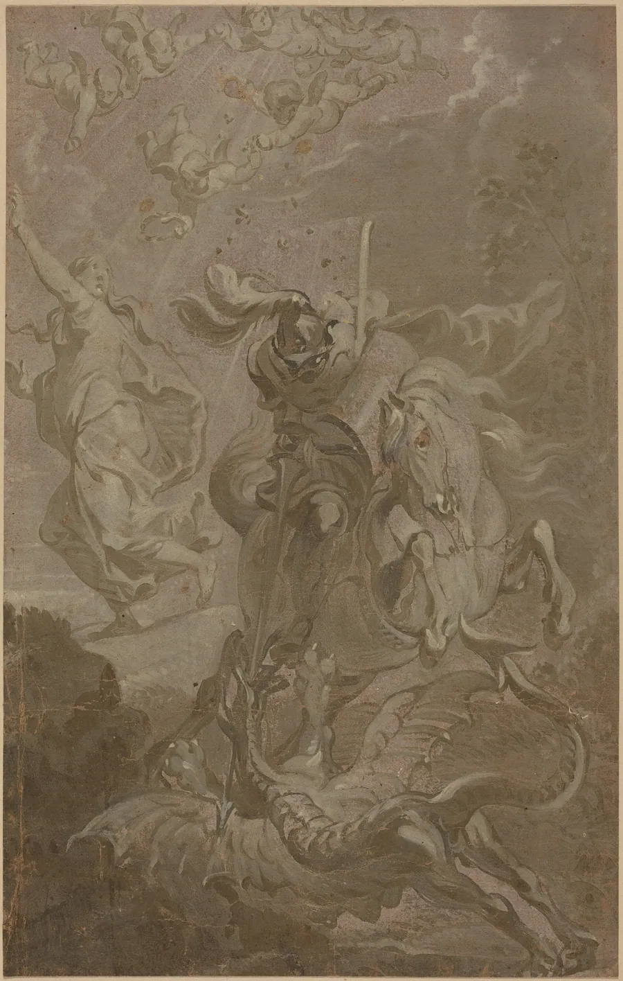 Saint George and the Dragon by Anthonis Sallaert