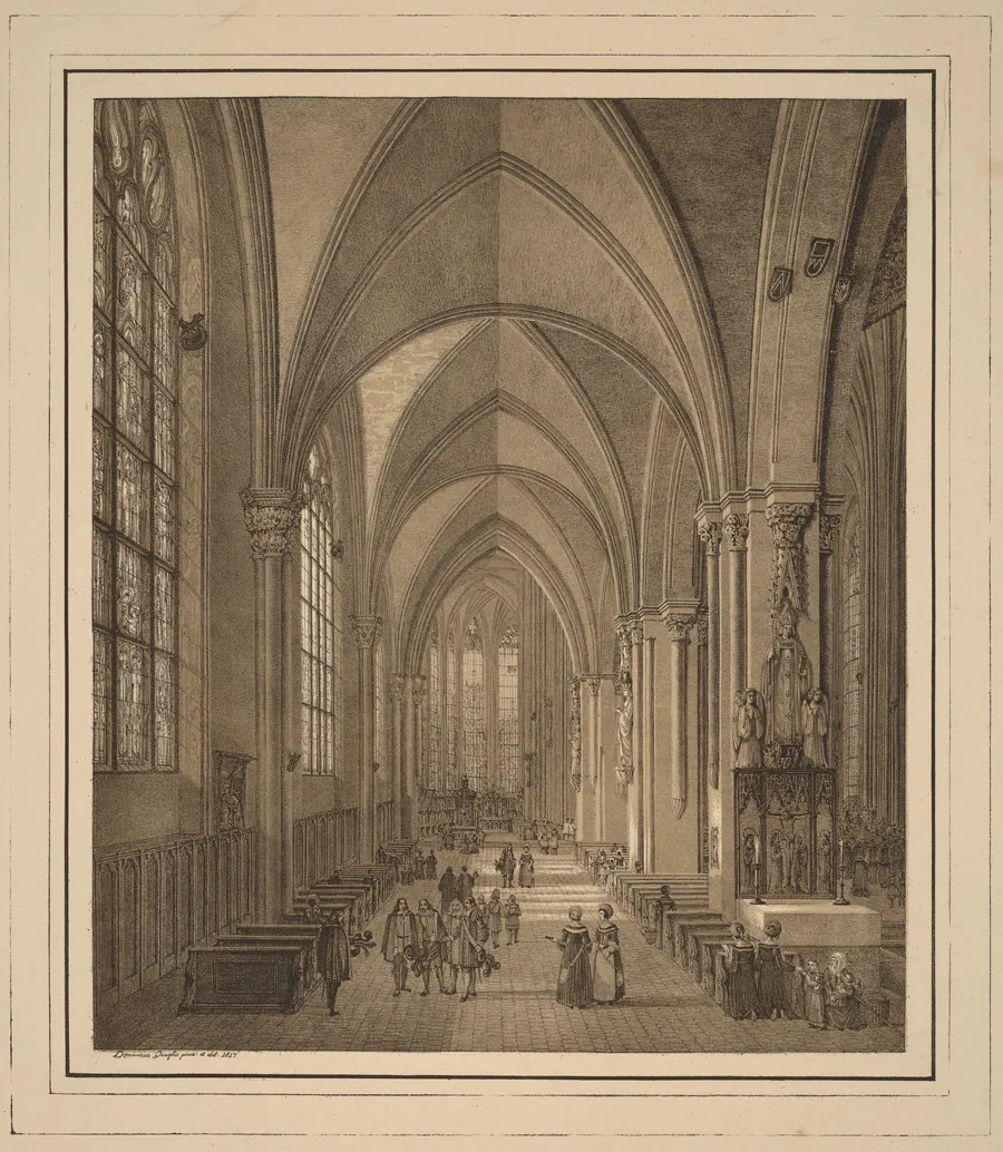 View of the Interior of the Church of St Sebald in Nuremberg by Domenico Quaglio