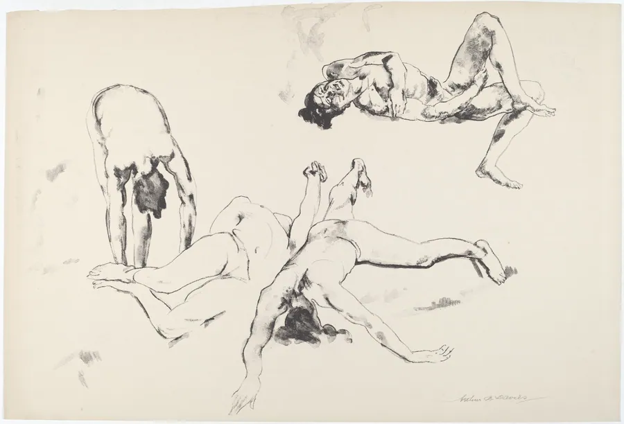 Men in Agony by Arthur B. Davies
