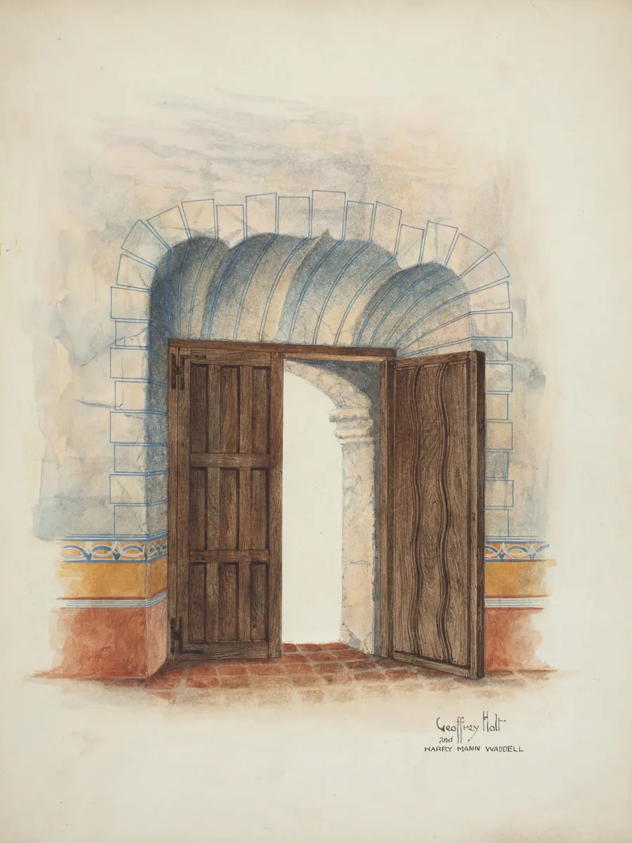 Reconstruction of Interior by Harry Mann Waddell