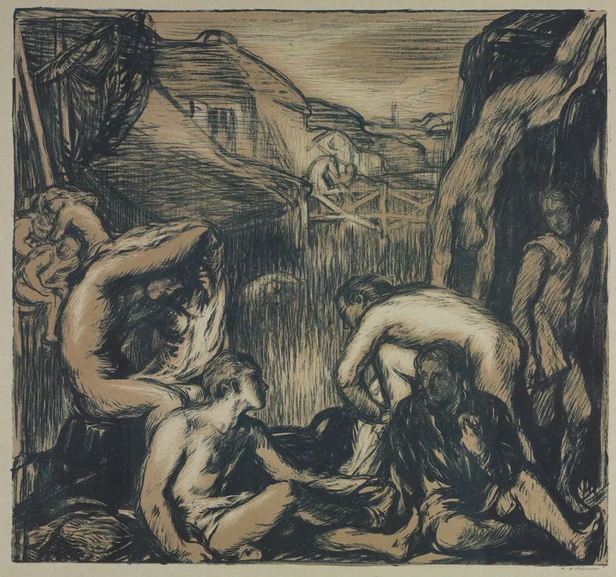 Bathers by Charles Hasslewood Shannon