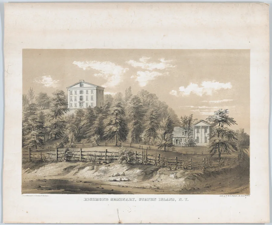 Richmond Seminary, Staten Island, N.Y. by Francis & Seymour Palmer