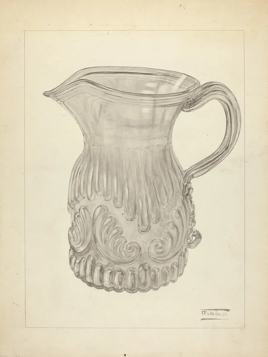 Blown Glass - Pitcher by Frank Fumagalli