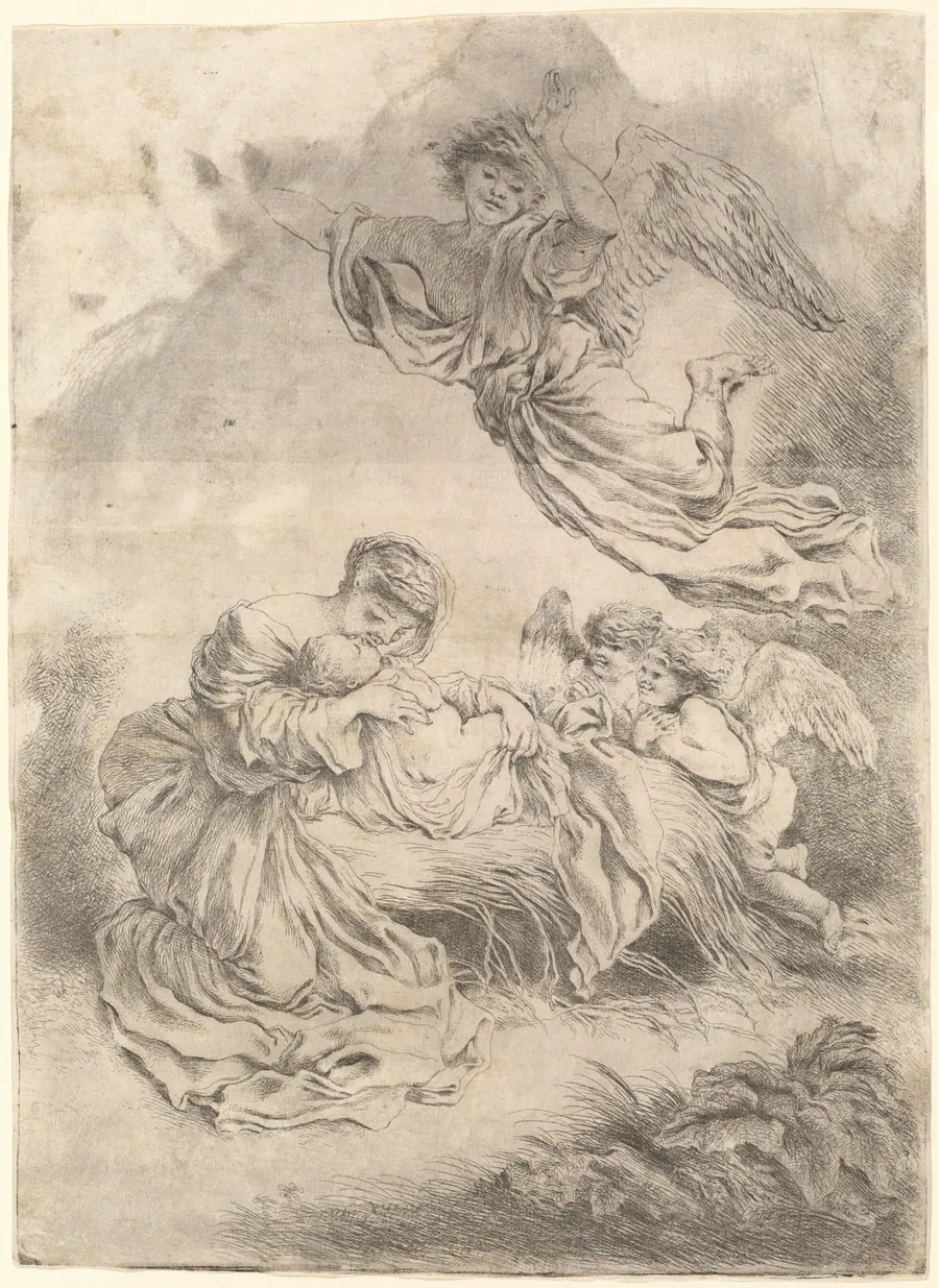 The Madonna and Child by Giovanni Benedetto Castiglione