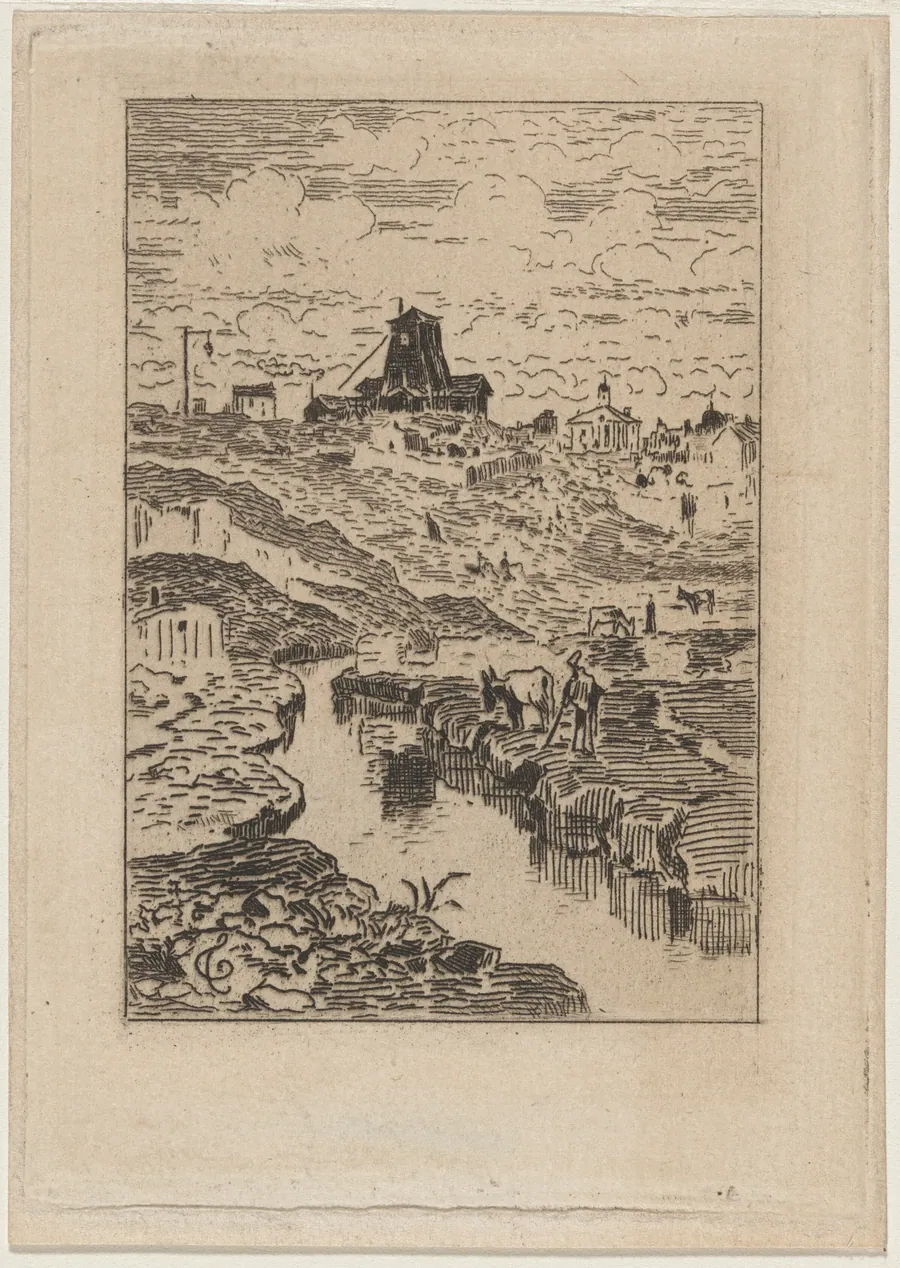 Le Puits de la Butte-aux-Cailles by Félix-Hilaire Buhot