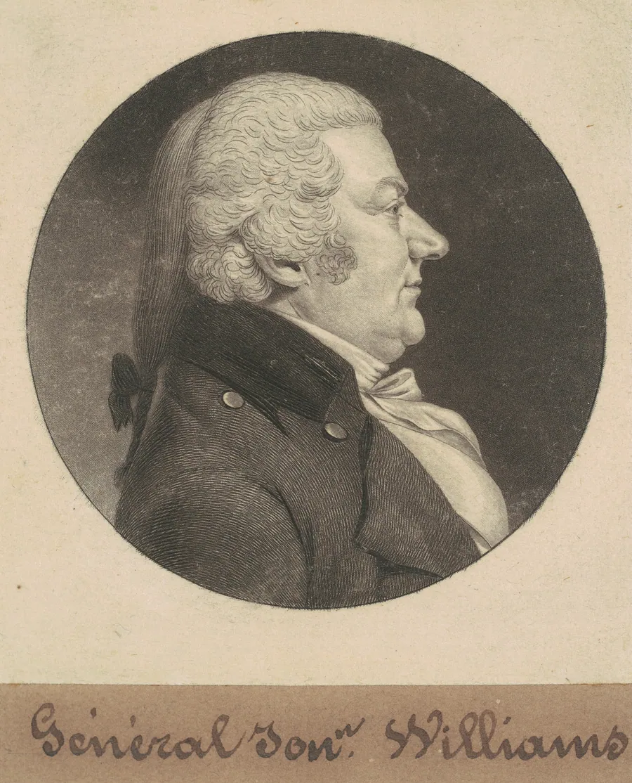 Jonathan Williams by Charles B. J. Févret de Saint-Mémin
