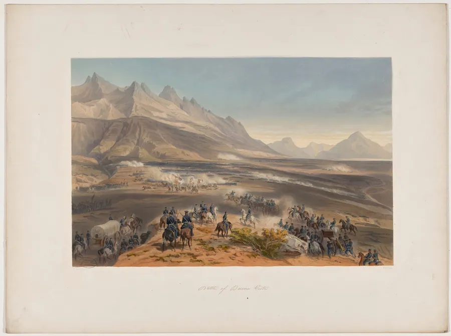Battle of Buena Vista by Adolphe-Jean-Baptiste Bayot