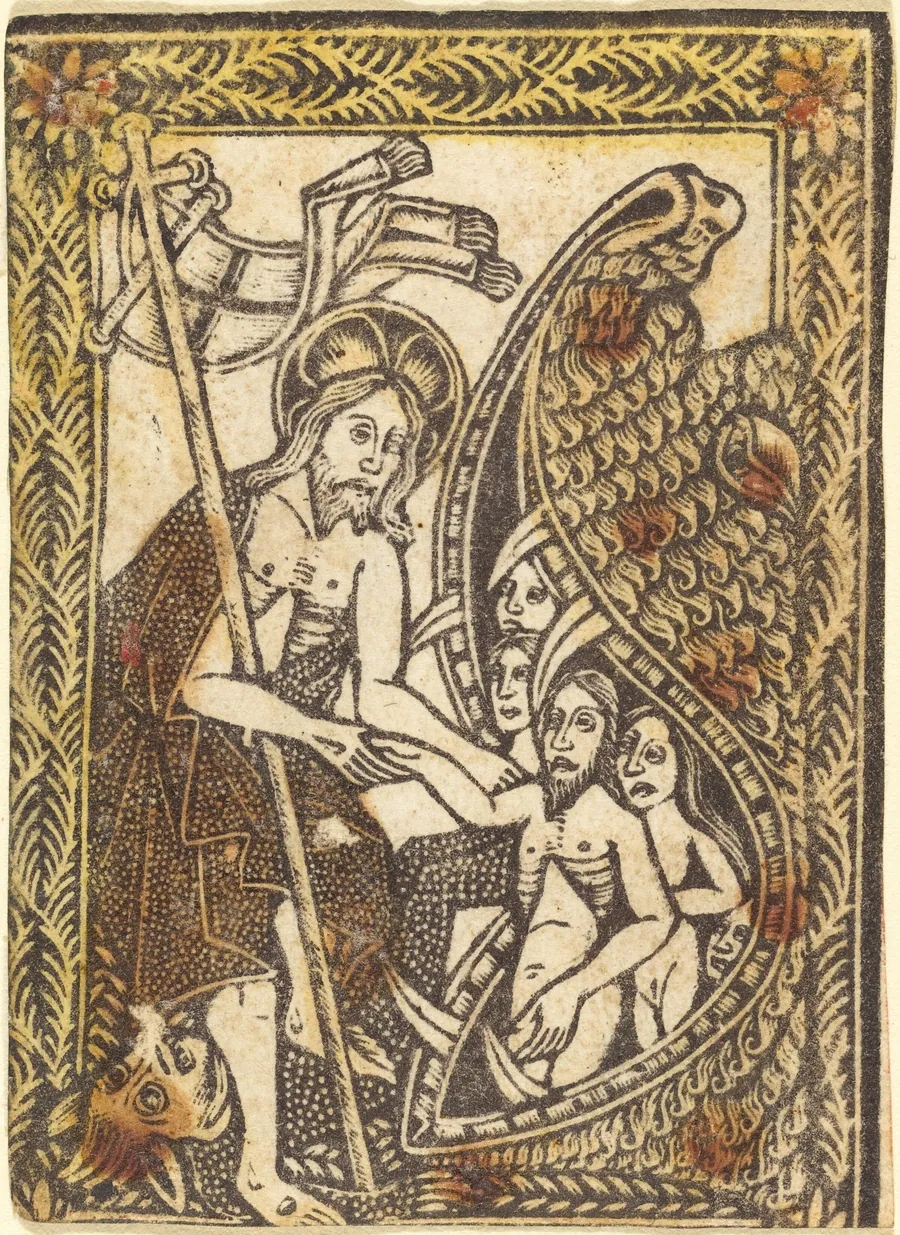 Christ's Descent in Limbo by German 15th Century