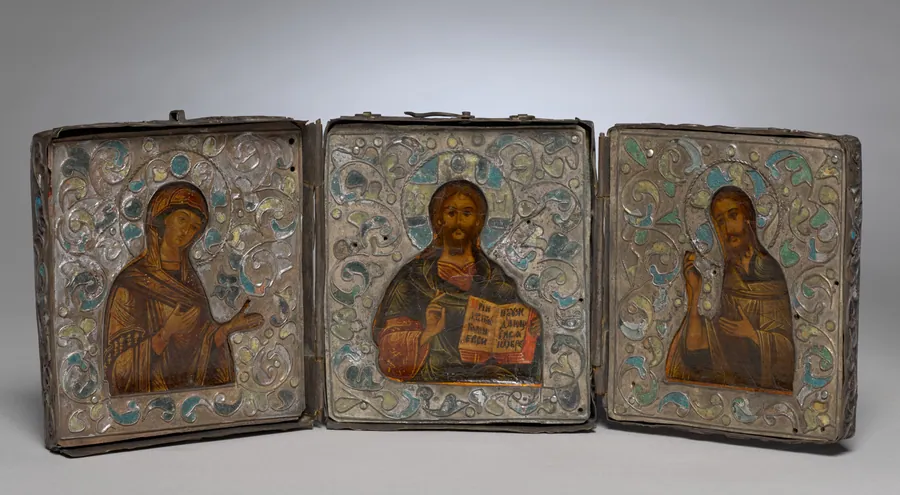 Triptych with Christ, the Virgin, and St. John the Evangelist