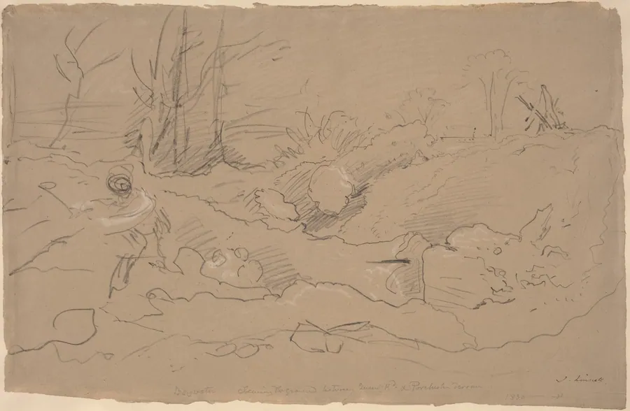 Bayswater, Clearing the Ground between Queen's Road and Porchester Terrace by John Linnell