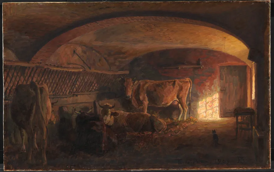 Italiensk kostald by Niels Skovgaard