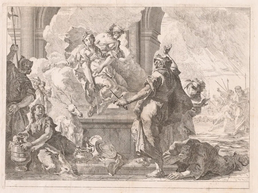The Sacrifice of Iphigenia by Francesco Fontebasso