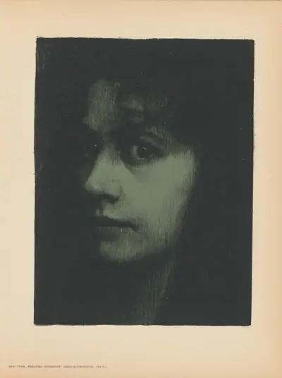 Weiblicher Studienkopf