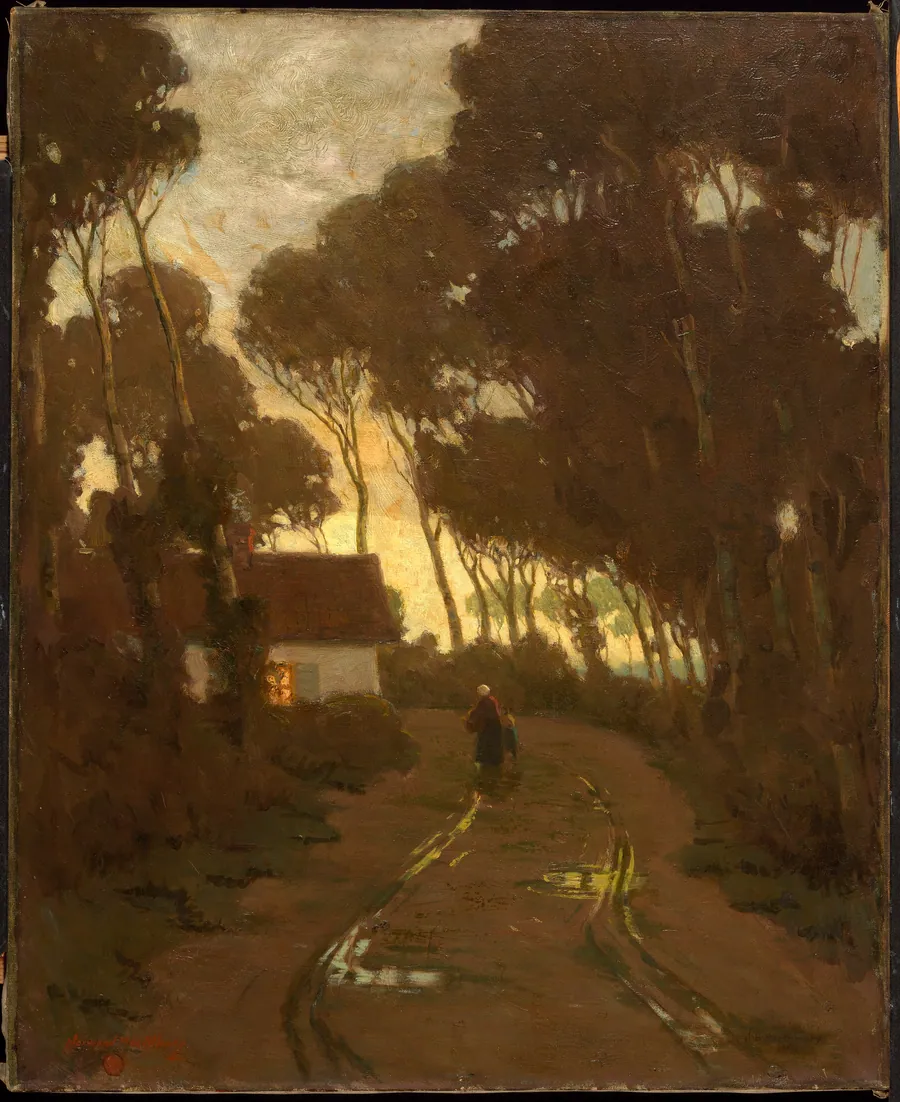 Twilight after the Rain by Norwood MacGilvary, born Bangkok, Siam 1874-died Pittsburgh, PA 1949