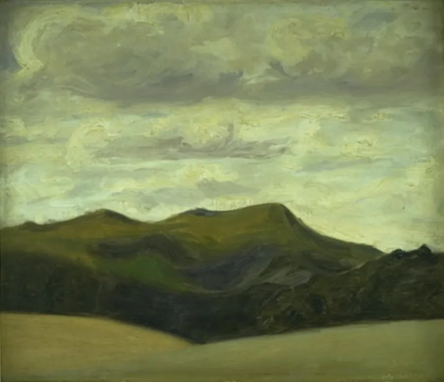 Landskab. Skørping by Harald Giersing