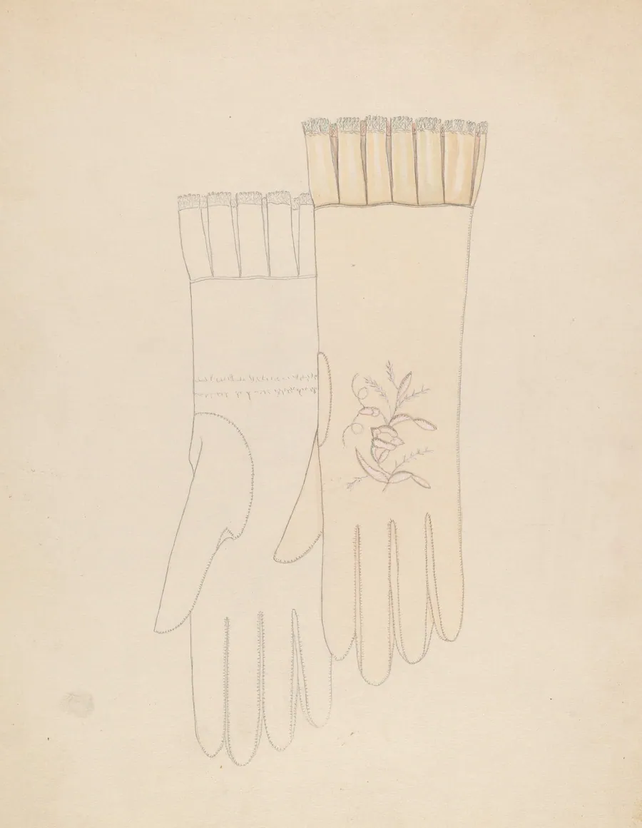 Wedding Gloves by Gladys Cook