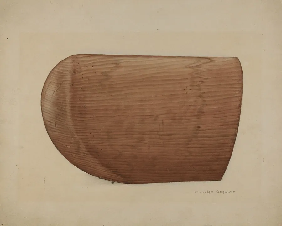 Shaker Wooden Bonnet Mold by Charles Goodwin