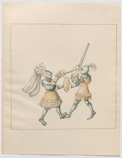 Foot Combat with Longswords and Buckler Shields