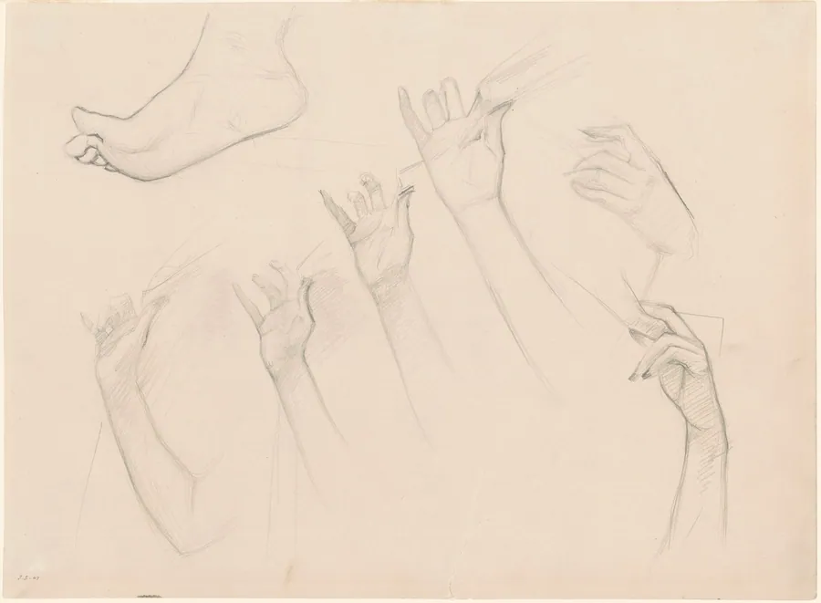 Studies for "Fumee d'Ambre Gris" by John Singer Sargent