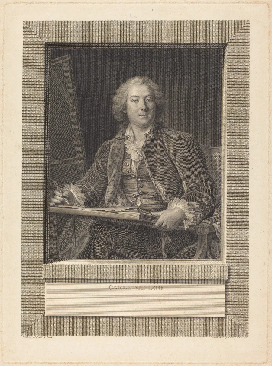 Carle Vanloo by Ignaz Sebastian Klauber
