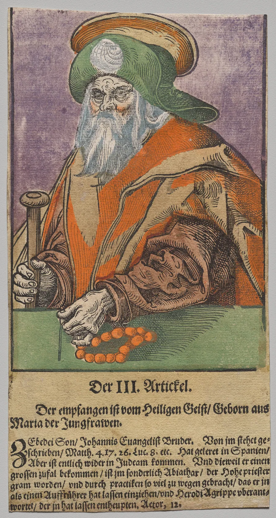 James the Greater from Christ, the Apostles, and Saint Paul by Lucas Cranach the Elder, After