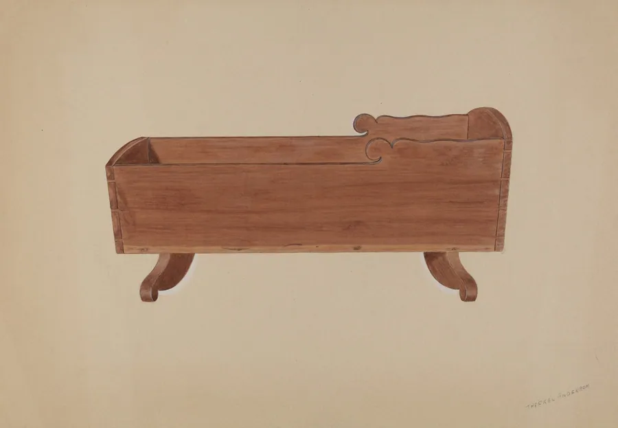 Doll Cradle by Therkel Anderson