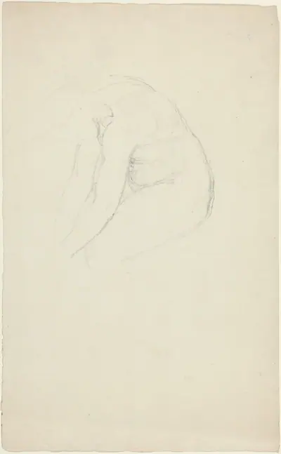 Seated Figure Bending Forward