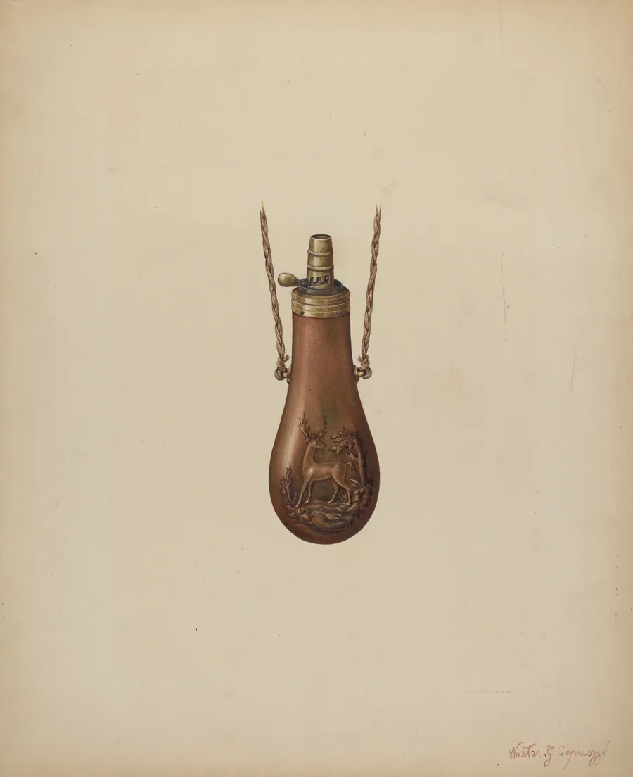 Powder Flask by Walter G. Capuozzo