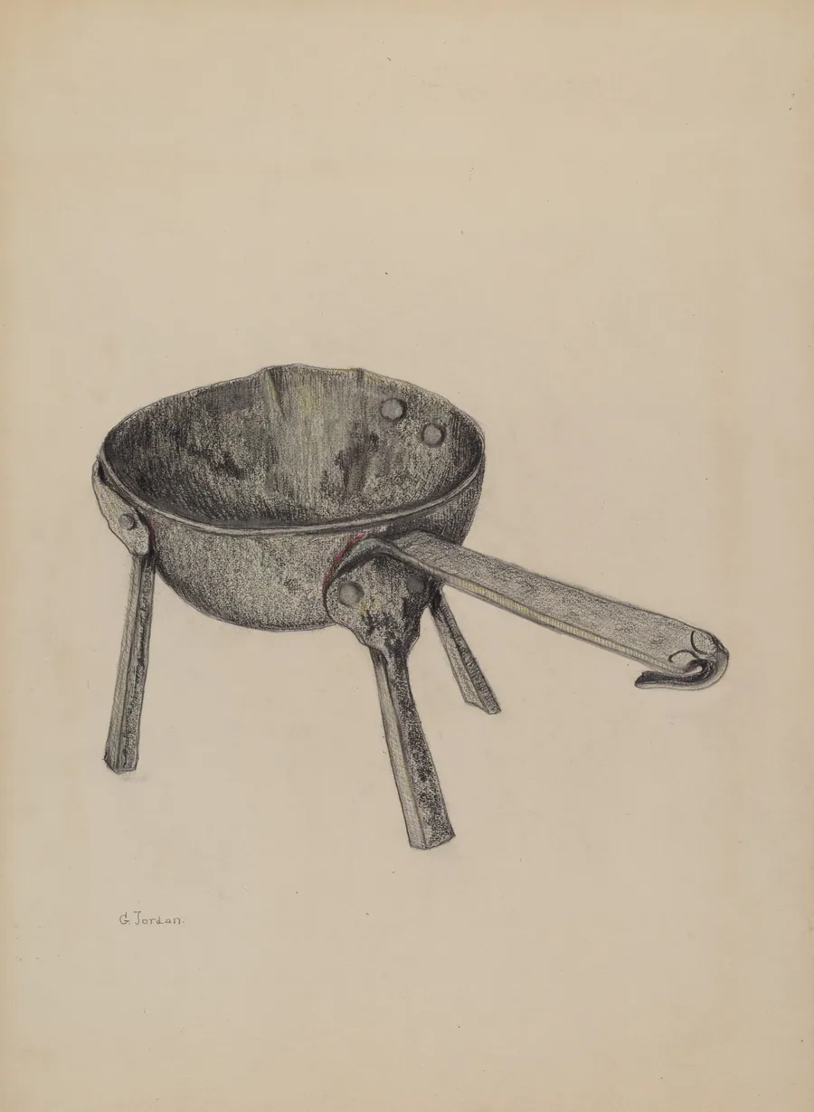 Iron Ladle by Genevieve Jordan