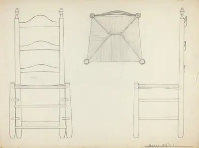 Study for Drawing of Chair