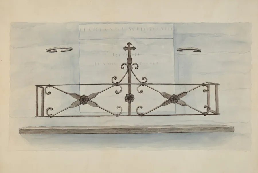 Iron Railing by Lucien Verbeke