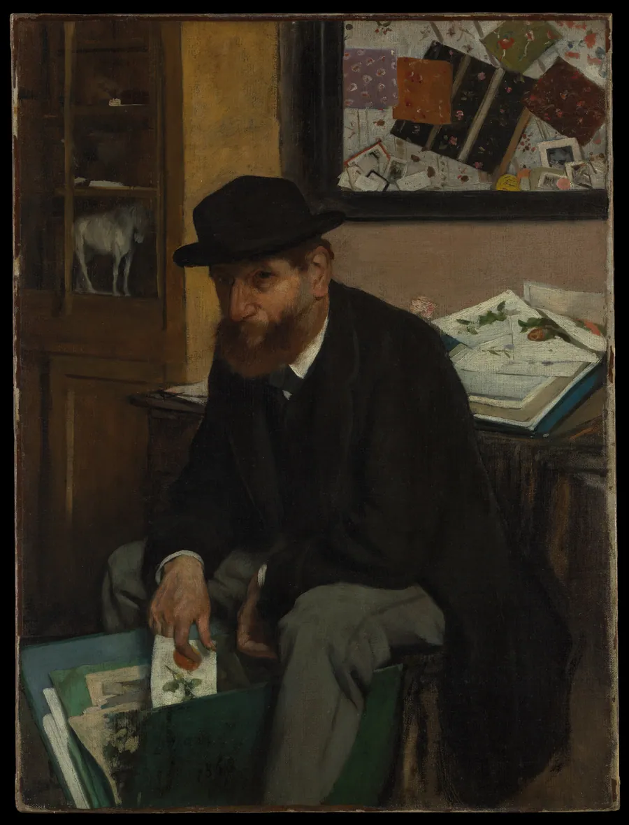 The Collector of Prints by Edgar Degas